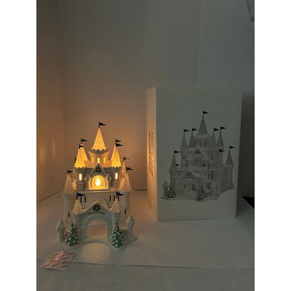 Department 56 Snow Carnival Ice Palace Snow Village lighted building w box - Picture 1 of 13
